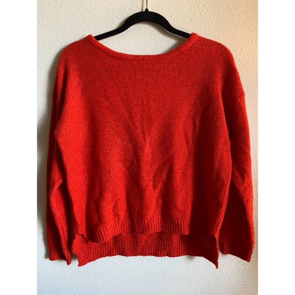 Orange Zara Knit Sweater size medium